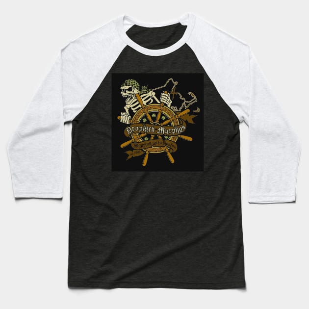 Dropkick Murphys Influence Baseball T-Shirt by Creative feather